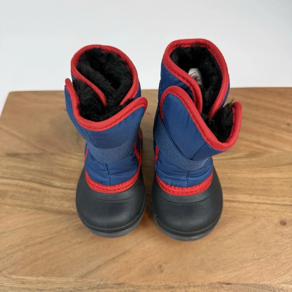 New Kids Kamik Snowbug 7 Insulated Faux Fur Lined Waterproof Snow Boots Size 5 C